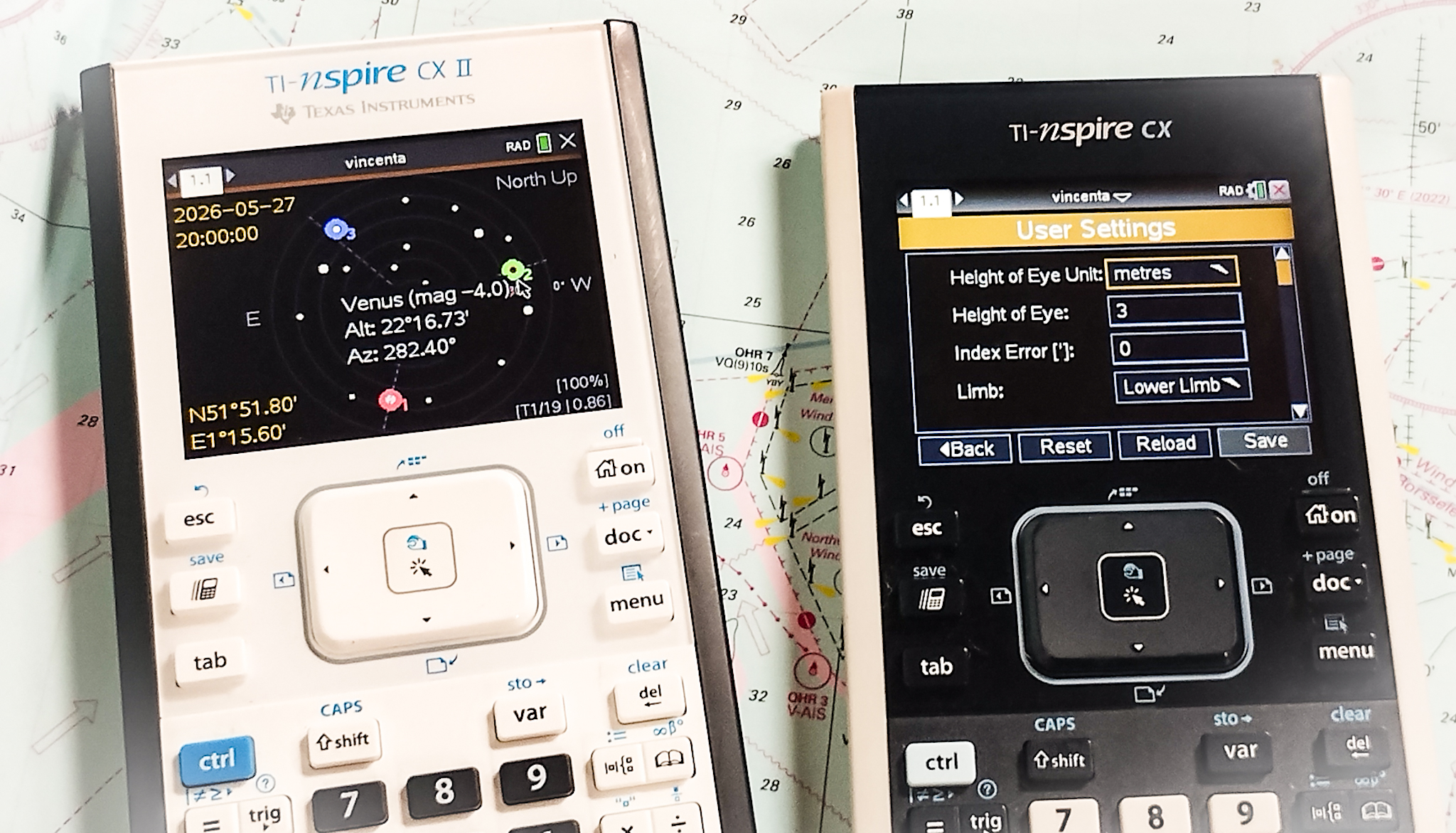 TI-Nspire CX and TI-Nspire CX II calculators
