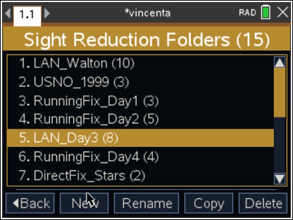 Vincenta Sight Folders screen