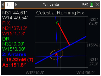 Vincenta sight reduction input screen